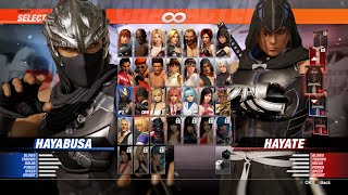 Hayabusa VS Hayate  Dead OR Alive 6 [upl. by Esikram]