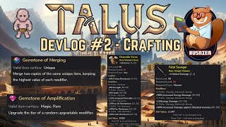 Talus Devlog 2  Crafting [upl. by Ahselef]