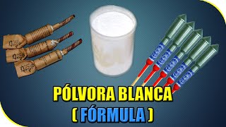 COMO HACER PÓLVORA BLANCA CASERA  EXPERIMENTOS CASEROS [upl. by Ielarol]