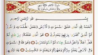 Surah Al Anam  Saad Al Ghamdi surah anaam with Tajweed [upl. by Olimac]