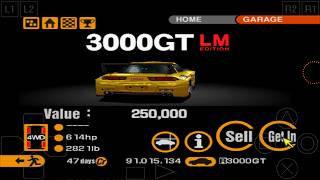 Gran Turismo 2 Mitsubishi 3000GT LM Edition Gameplay PSX [upl. by Layman]