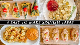 Let´s Make Some Tapas 4 Easy to Make Spanish Tapas Recipes [upl. by Rozella]