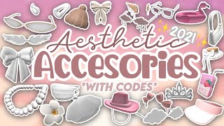 AESTHETIC ACCESSORIES CODES FOR BLOXBURG 2021 80 PT 3 [upl. by Hamachi]