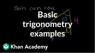 Basic trigonometry II  Basic trigonometry  Trigonometry  Khan Academy [upl. by Nivanod]