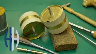 Antique Clock Restoration  The Complete Job  Part 3 The Mainspring Barrels [upl. by Atilam]