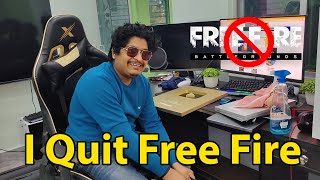 I Quit Free Fire  Permanently Banned in India [upl. by Ennaecarg749]