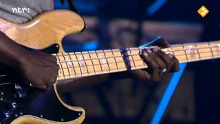 Marcus Miller  Jean Pierre amazing solo on bassgitar and battle between sax and bass [upl. by Nanon278]