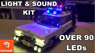 ECTO1 Premium Light Kit by Brickstuff [upl. by Ecirbaf537]