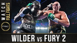 Wilder vs Fury 2 FULL FIGHT February 22 2020 [upl. by Asilem]