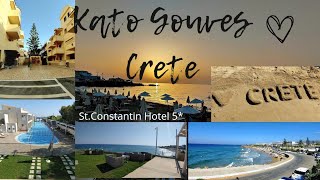 St Constantin Hotel 5 Kato Gouves Crete [upl. by Eirrej]