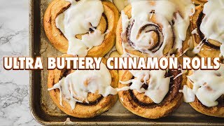 Homemade Buttery Brioche Cinnamon Rolls [upl. by Prendergast]