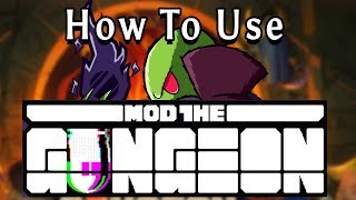 How To Install and use Mod the Gungeon [upl. by Leinnad619]