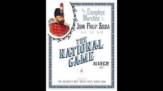 SOUSA The National Game 1925  quotThe Presidents Ownquot United States Marine Band [upl. by Kcirrez]