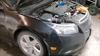 2014 Chevy Cruze Diesel oil change [upl. by Aicenra816]