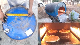 DIY Pizza Oven from Barrel [upl. by Proffitt33]