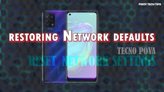 How to Reset Network Settings on Tecno POVA  Restore Network Defaults [upl. by Hacceber]