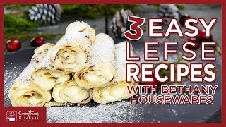 3 Easy Lefse Recipes amp Filling Ideas  How to Make Lefse [upl. by Mancino]