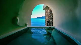 The most romantic hotel in Europe Discover Canaves Oia Suites in Santorini Greece [upl. by Luther]