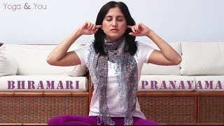 How to do Bhramari Pranayama Bee Breathing Technique  Ventuno Yoga and You [upl. by Sirraj]