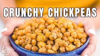 The Best and Easiest Crunchy Roasted Chickpeas Recipe [upl. by Ez713]