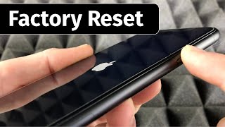 How to Factory Reset iPhone XR  Restore iPhone amp Delete everything [upl. by Noval294]