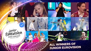 All the winners of the Junior Eurovision Song Contest 2003  2020 [upl. by Walburga]