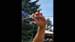 How to easily tighten a clothesline [upl. by Eileek]