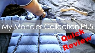 Moncler Jacket Collection Pt 5  Quick Review [upl. by Philbrook]