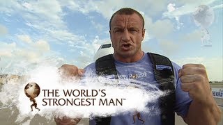 2009 Plane Pull Mariusz Pudzianowski  Worlds Strongest Man [upl. by Aylmer943]