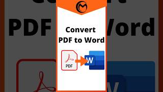 How to Convert PDF to Word file in Microsoft Word [upl. by Baptista52]