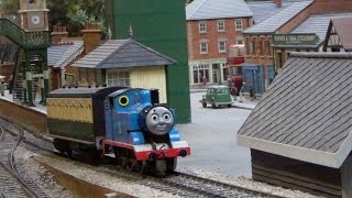 ORIGINAL Thomas the Tank Engine and Friends Working Model Train Display Thomas Land Drayton Manor [upl. by Yartnod]