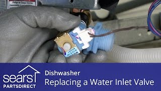 Replacing the Water Inlet Valve on a Dishwasher [upl. by Doowyah]