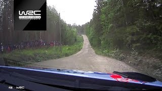 WRC  Neste Rally Finland 2019 Shakedown ONBOARD Breen [upl. by Oynotna18]