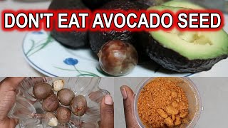 Dont Eat AVOCADO SEEDS Do This Instead  DiscoveringNatural [upl. by Hodess554]