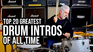 TOP 20 DRUM INTROS OF ALL TIME [upl. by Kumar739]