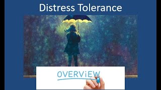 DBT  Distress Tolerance  Quick Overview of All Skills [upl. by Whitehurst]