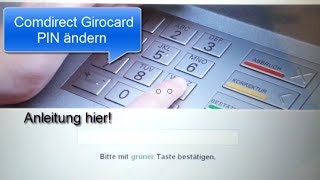 Comdirect Girocard PIN ändern [upl. by Marin]