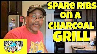 How to prepare BBQ Spare Ribs on a charcoal grill [upl. by Rheims]