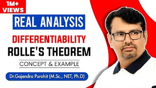 Real Analysis  Mean Value Theorem  Rolles Theorem  Proof amp Examples [upl. by Rosinski]