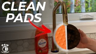 HOW TO CLEAN POLISHING PADS QUICK amp EASY [upl. by Evars]