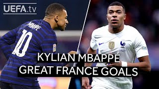 KYLIAN MBAPPÉ GREAT FRANCE GOALS [upl. by Taveda534]