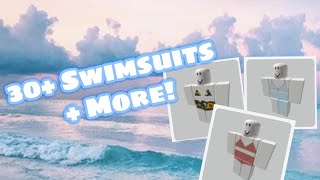 30 Accessories and Swimsuits Bloxburg Summer ID codes [upl. by Annaeoj413]