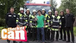 Der FeuerwehrCheck  Reportage für Kinder  Checker Can [upl. by Thurman]