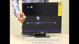 SANYO DP24E14 HD Television Unboxing [upl. by Eonak358]