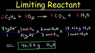 Limiting Reactant Practice Problems [upl. by Rebna328]