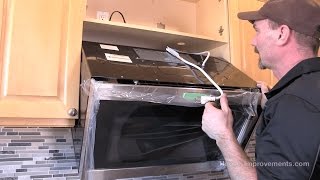 How To Install A Microwave OverTheRange Style [upl. by Lalat873]