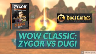 WOW CLASSIC ZYGOR VS DUGI LEVELING GUIDE WALK THROUGH [upl. by Doran347]