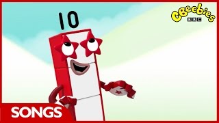 CBeebies  Numberblocks  Number Ten Song [upl. by Arten]