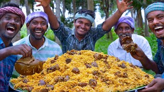 LIVER BIRYANI  Mutton Liver Biryani Cooking in Village  Biryani Recipe  Goat Liver Recipe [upl. by Cynar]