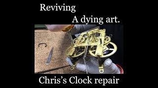 How to power down a mainspring to safely disassemble clock [upl. by Nadab]